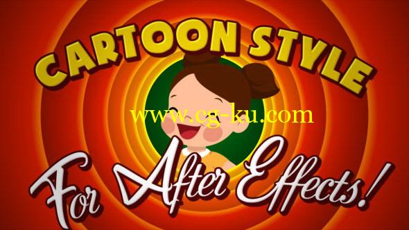 AE脚本：卡通风格文字元素制作 Cartoon Style的图片1