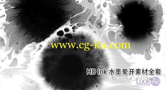 HD Ink 水墨晕开素材全套（22组1080P）的图片1