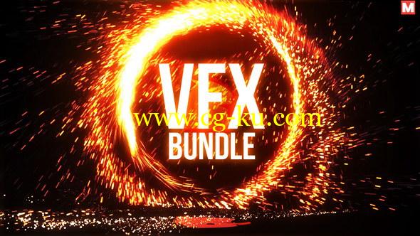 AE模板：粒子能量传送门特效包 Portal Logo VFX Bundle的图片1