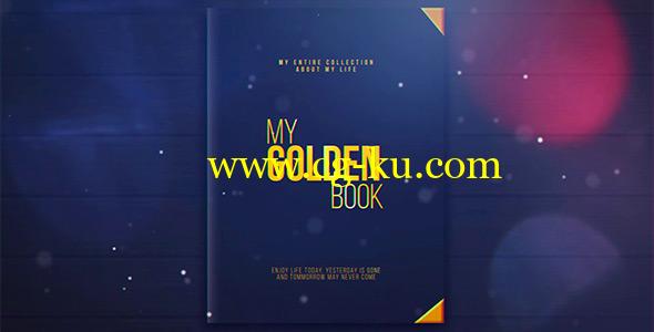 AE模版：唯美光斑电子相册展示 My Golden Book的图片1