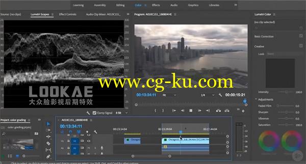 AE教程：视频颜色校正调色教程 Pluralsight – After Effects CC Color Grading的图片1