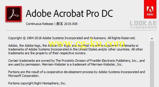 PDF编辑软件Win破解版 Acrobat DC C 2019.008.20074的图片1