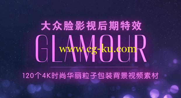 视频素材：120个4K时尚华丽粒子包装背景视频素材 Glamour的图片1