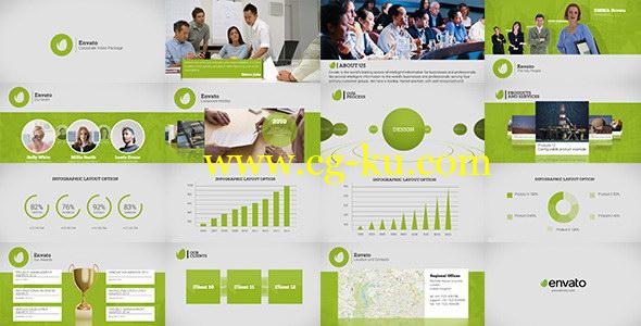 AE模板：公司企业宣传介绍栏目包装 Corporate Video Package的图片1