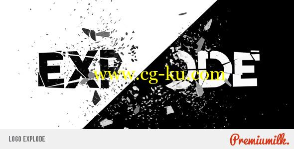 AE模板：LOGO标志破碎片头 Logo Explode的图片1