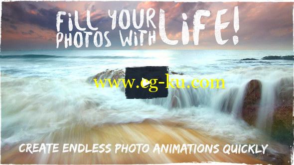 AE模板 – 静态图片局部流体循环动画特效 Living Stills Looping Photo Animator的图片1
