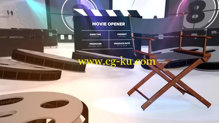 AE模板-电影设备影视公司工作室片头  Movie Opener的图片1