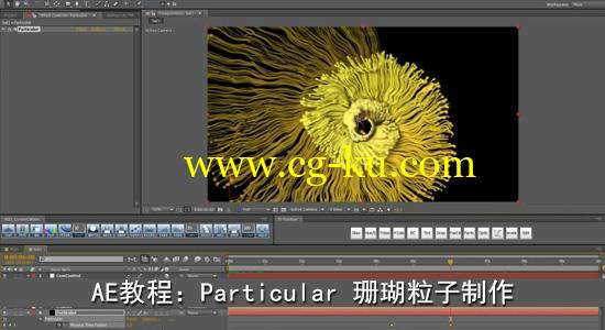 AE教程：Particular 珊瑚粒子制作的图片1