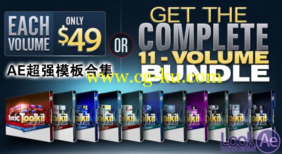 AE模板合集：Digital Juice Toxic Toolkit Series Singles for AE的图片1