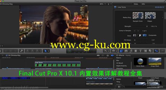 Final Cut Pro X  Effects 内置效果详解教程全集（来自Larry Jordan）的图片1