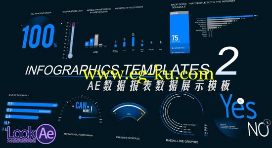AE模板：数据报表数据展示 VideoHive Infographics Template 2的图片1