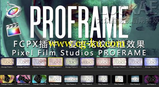FCPX插件：复古花纹边框效果 Pixel Film Studios PROFRAME的图片1
