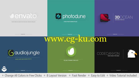 AE模板：简洁大方LOGO展示 VideoHive – Minimal Logo的图片1