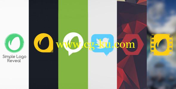 AE模板-墨滴掉落Logo展示 VideoHive Simple Logo Reveal的图片1