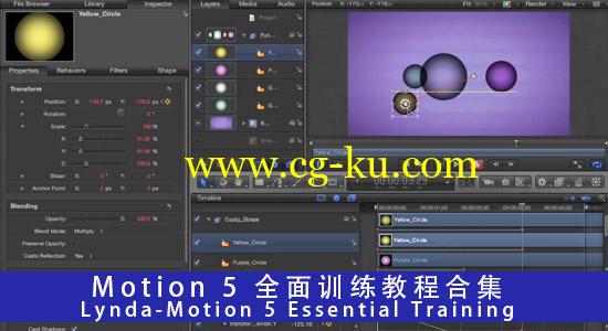 Motion 5 全面训练教程合集 Lynda – Motion 5 Essential Training的图片1