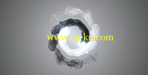 AE模版：中国风黑白水墨粒子LOGO展示Videohive Orb YinYang Logo Reveal的图片1