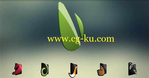 AE模版：三维旋转LOGO标志 VideoHive Logo 3d rotation kit的图片1