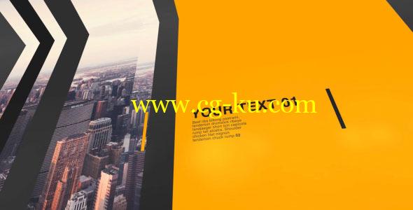 AE模版：现代简约图片文字展示 VideoHive Modern Opener的图片1