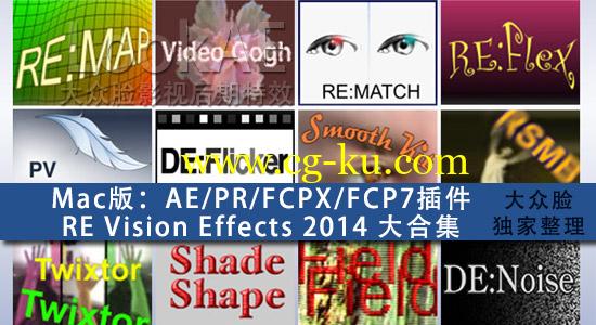 Mac版：AE/PR/FCPX/FCP7插件 RE Vision Effects 2014 大合集的图片1