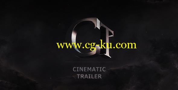 AE模版：震撼大气3D文字图片影视片头电影预告片 Element 3D的图片1