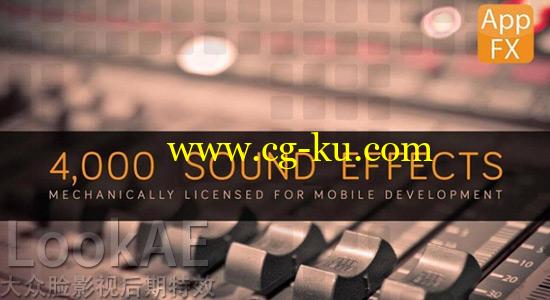 音效：4000组手机APP应用程序特效音 App FX Sound Effects Library的图片1