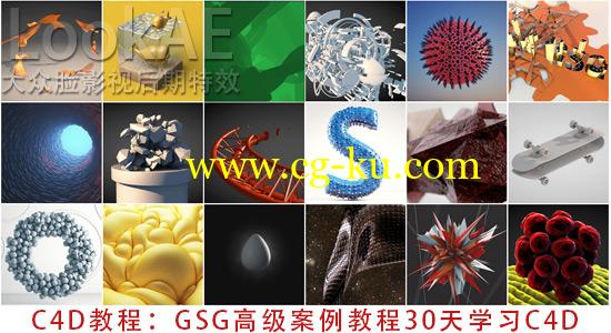 C4D教程：GSG灰猩猩精品高级案例训练30天学习C4D计划的图片1