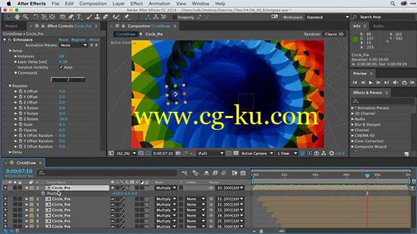 AE教程：关键帧动画详解教程 Lynda – After Effects Guru: Keyframe Assistants的图片1