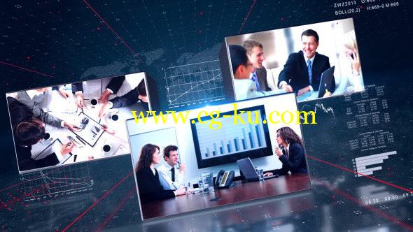 AE模版：Element 3d v2 制作三维空间立体公司企业商务宣传栏目包装 Corporate Promo (Element 3d v2)的图片1