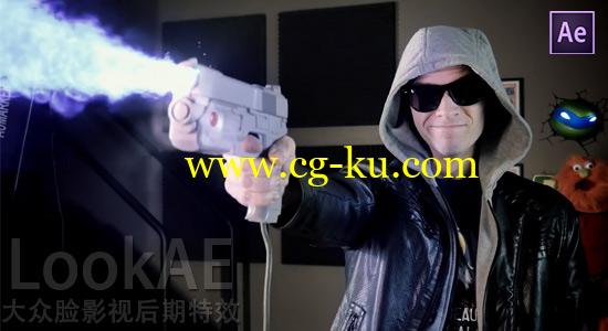 AE教程：手枪发射能量动作合成教程 Captain Cold’s Gun After Effects Tutorial的图片1