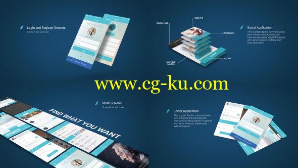 AE模板：手机APP应用程序展示模板包 App Presentation Mockup Kit的图片1