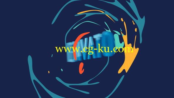AE模版：MG卡通动漫图形元素LOGO演绎展示 Funky Groove logo 2的图片1