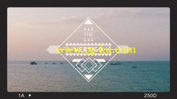 AE模版：复古炫光切换图文展示 videohive-10245390-vertigo的图片1