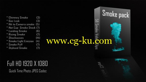 视频素材：58组高清动态烟雾特效合成视频素材 Smoke Collection 01的图片1