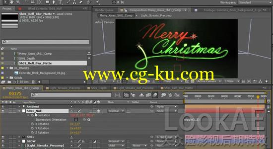 AE教程：粒子灯光绘制光线路径 Digital Tutors – Virtual Light Painting Using Trapcode Particular in After Effects的图片1