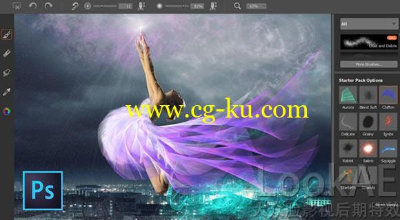 Win/Mac版：Photoshop/Lightroom 炫酷粒子笔刷滤镜插件  Corel ParticleShop 1.1.0.549的图片1