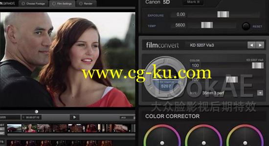 AE/PR数字转胶片调色插件 FilmConvert Pro 2.36+全摄像机预设包（Win64）的图片1