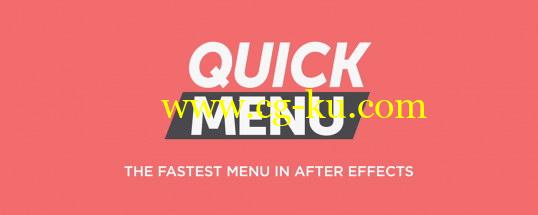 AE脚本：特效预设快速检索查找工具 Aescripts Quick Menu V1.1的图片1