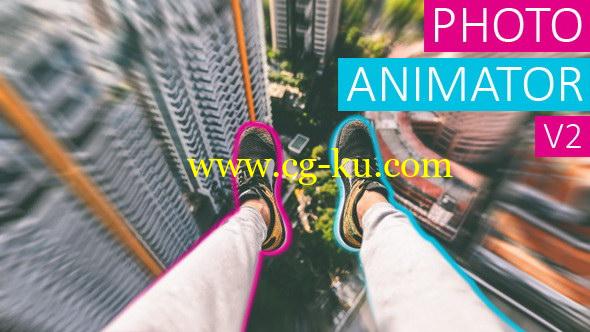 AE模版：平面图片转换成移轴三维空间动画视频效果 Photo Animator的图片1