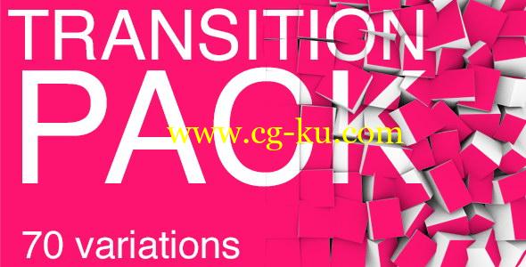 AE模版：70种动态个性转场效果工程 70 Transition Pack的图片1