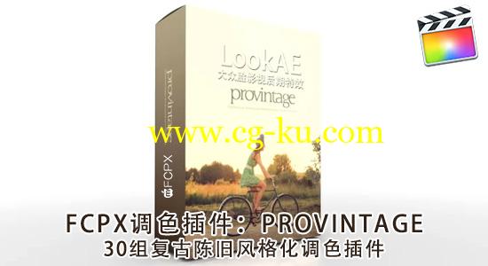 FCPX调色插件：30组复古陈旧风格化调色插件 PFS – PROVINTAGE的图片1