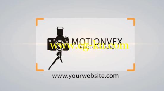 AE模板：取景框对焦LOGO片头 Photo Frame Logo的图片1