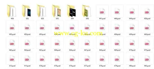 22GB 容量 单设计素材 PSD CDR分层折页模板的图片1