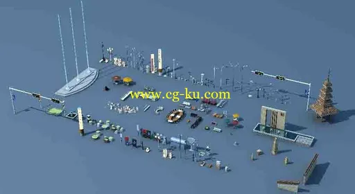 3dsmax小品模型集合的图片1