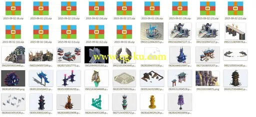 31个3dsmax场景常用配件集合的图片1