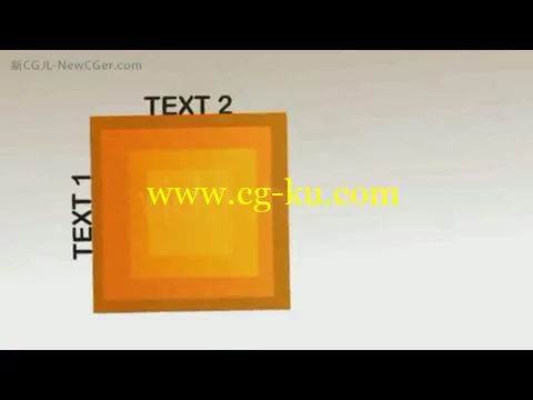 4个正方图形的组合动画AE源文件,含音频的图片1