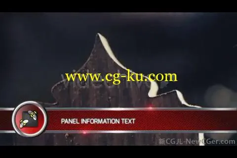 4枚带logo的新闻字幕条AE工程的图片1