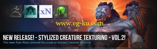 3DMotive – Stylized Creature Texturing Volume 2的图片1