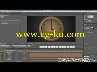 AE CS5.5版本,教你用AE制作钟表走动效果的图片1