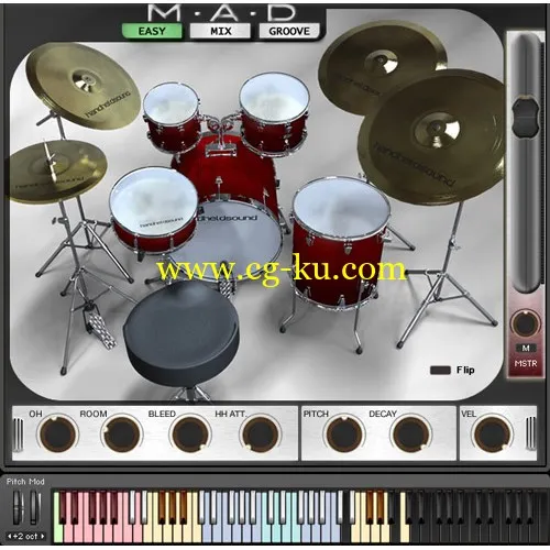 Handheld Sound MAD Drum Kit Series KONTAKT的图片1