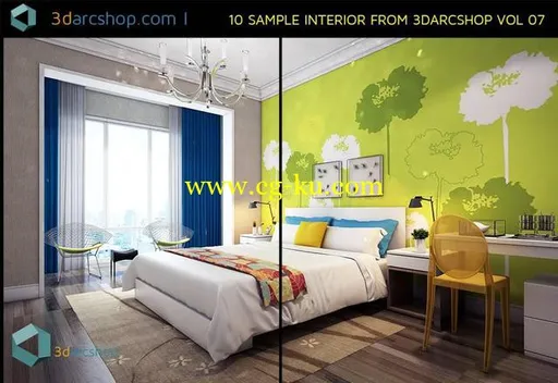 3darcshop – 10 Sample interior from vol 07的图片1